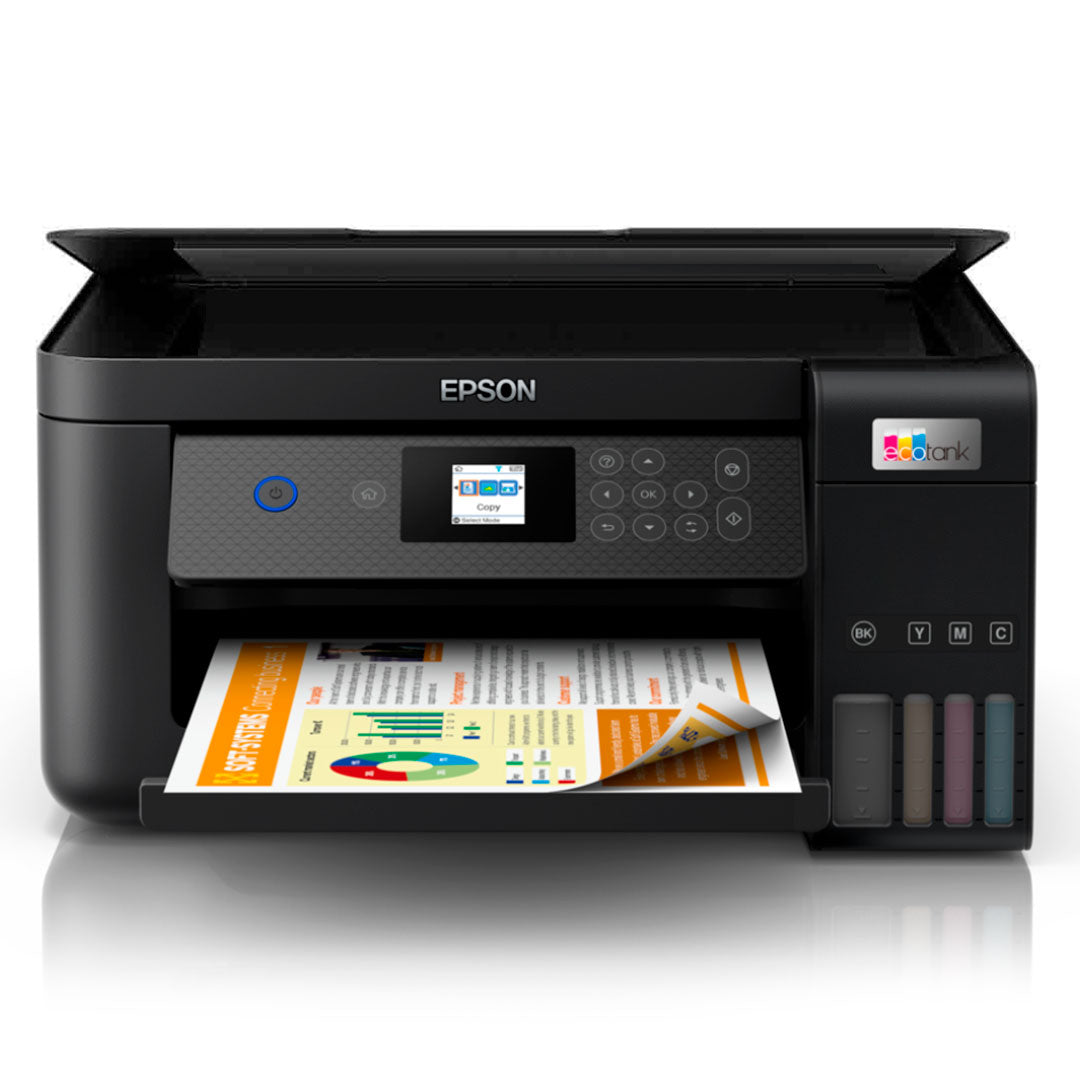 EPSON C11CJ63301 Impresora multifuncional ECOTANK L4260 WIFI USB Sistema continuo de tinta 3 en 1, copia imprime escanea, Impresión dúplex, amplia y reduce