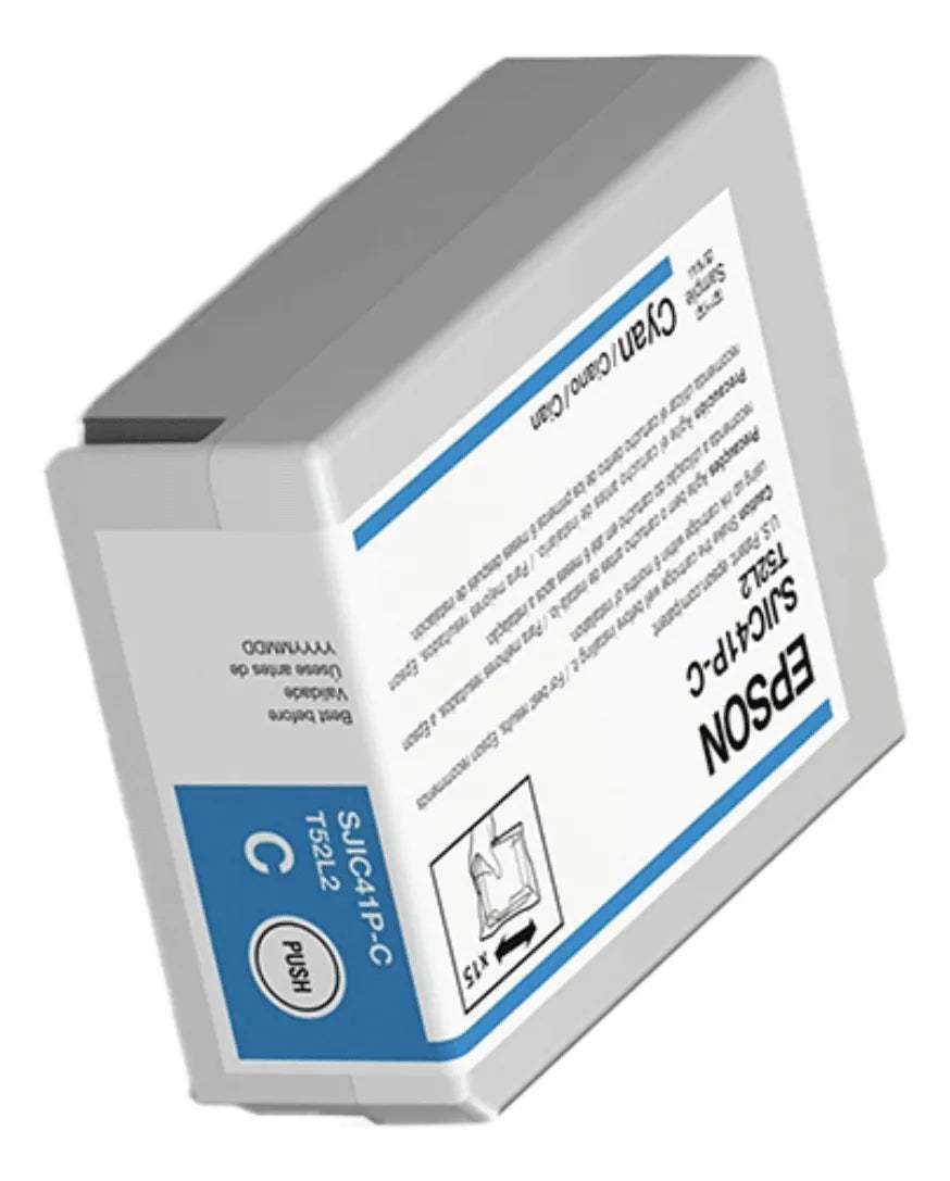 EPSON C13T52L220 Cartucho de Tinta Cyan para Impresoras ColorWorks