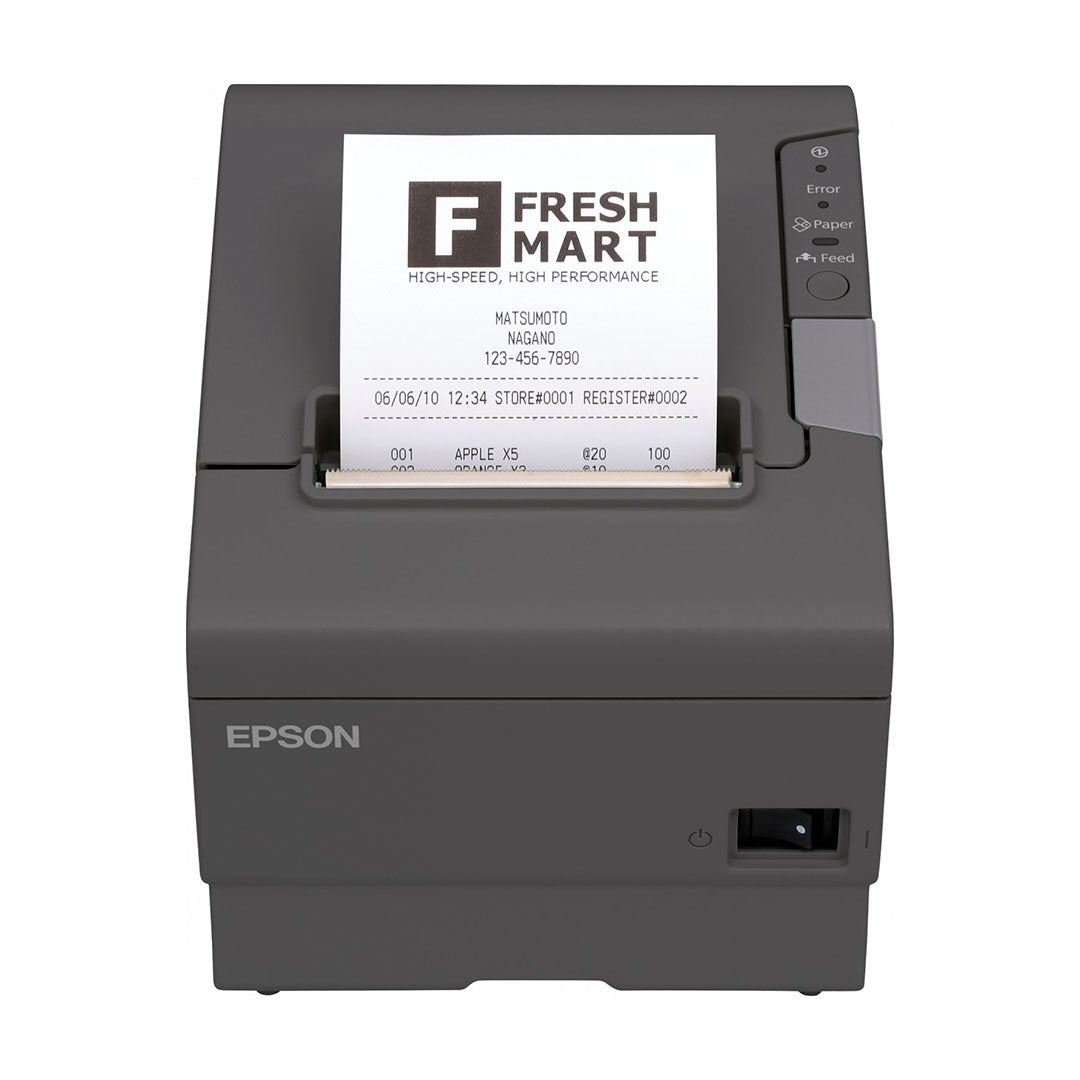 EPSON C31CA85084 - Impresora termica Epson TM-T88V velocidad de impresion 300 mm-seg color negro.
