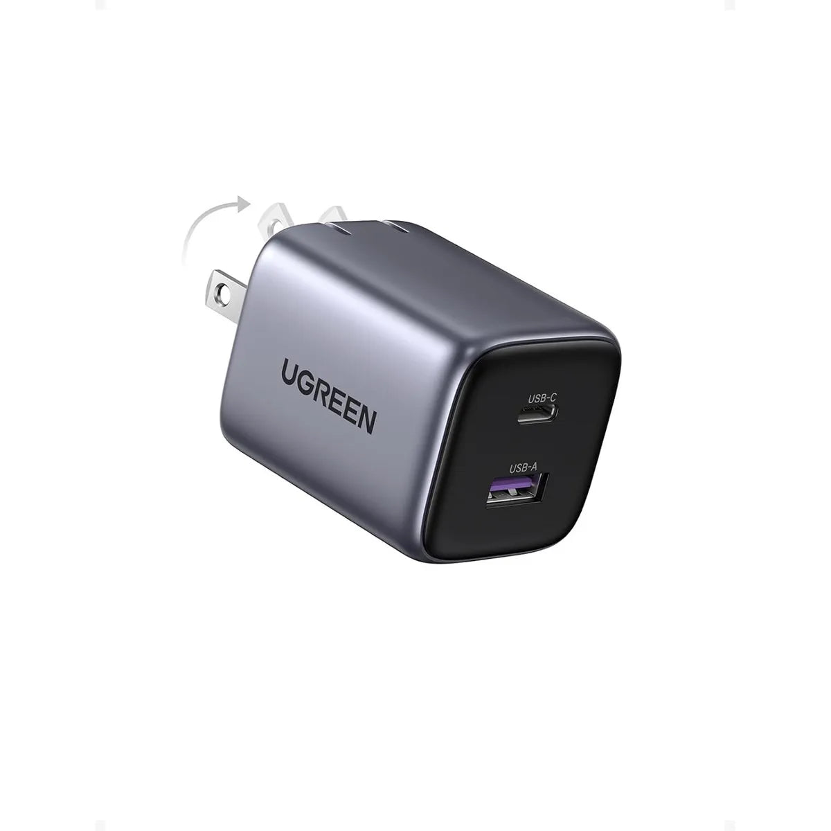 UGREEN CD350 15538 Cargador Nexode USB-C 35W 2 Puertos GaN Plegable
