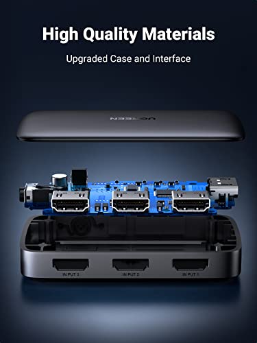 UGREEN CM332 80125 Switch Splitter HDMI 4K 3 en 1