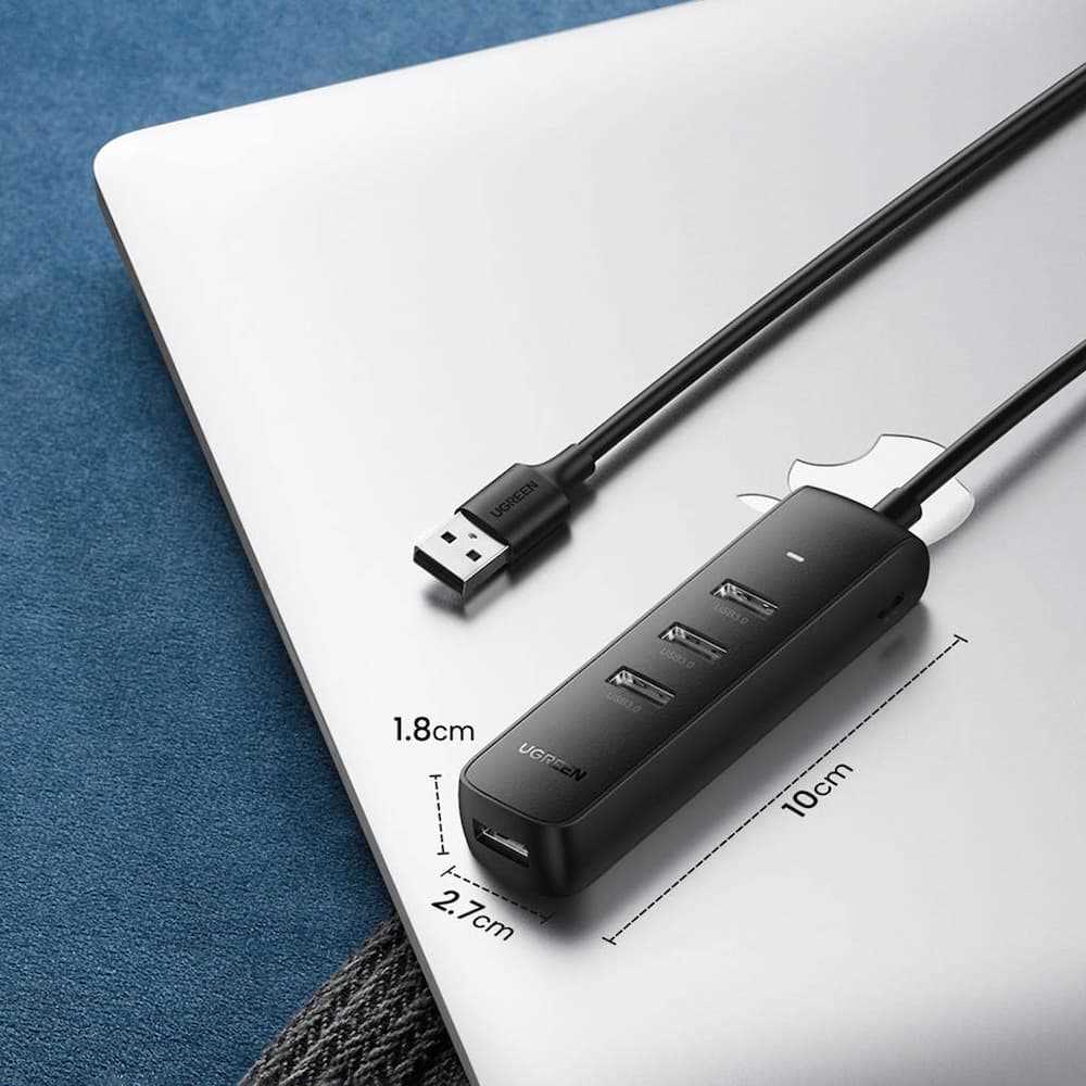 UGREEN CM416 80657 USB 3.0 CABLE 1 METRO 4 PUERTOS 5GBPS