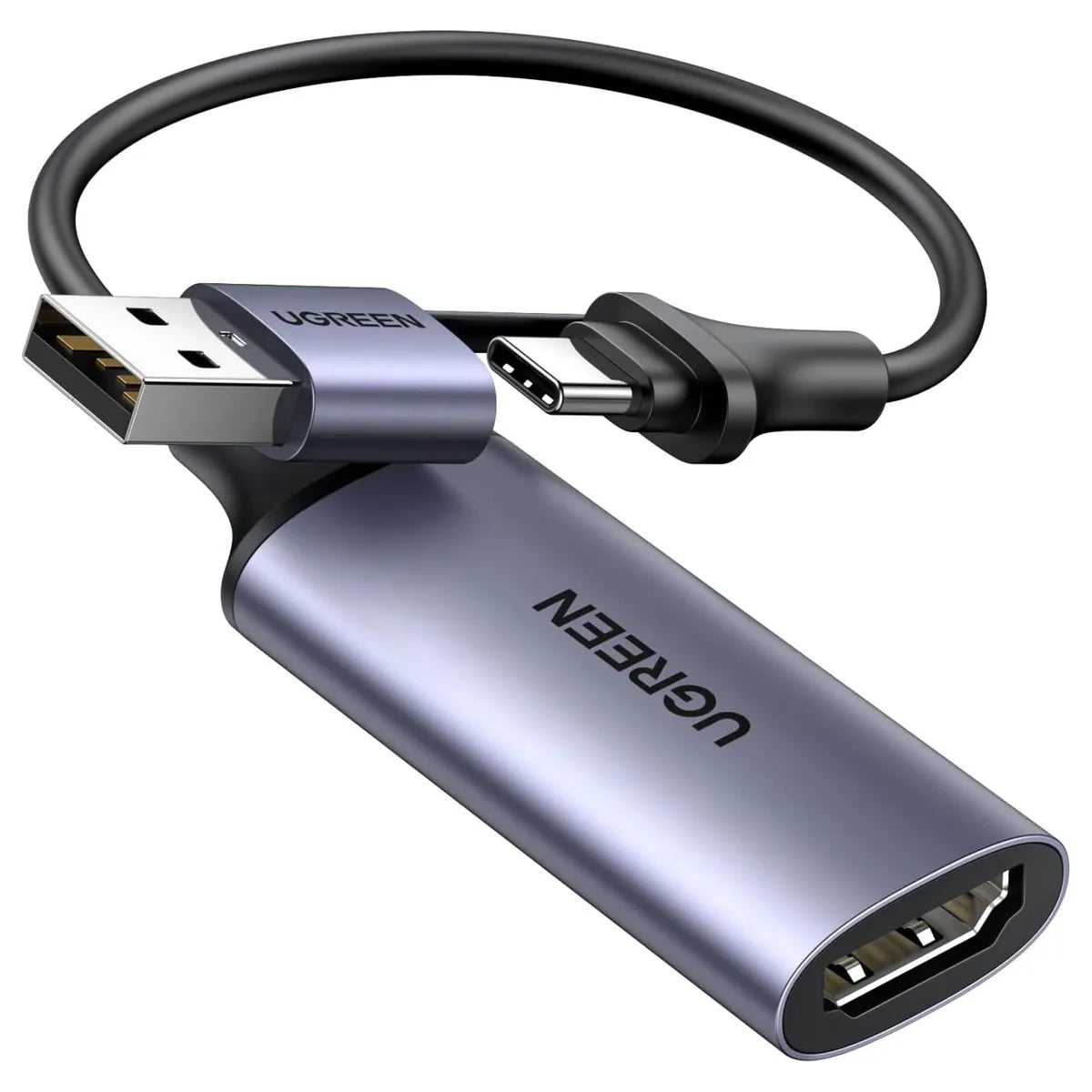 UGREEN CM489 40189 Capturador de Video USB-A/USB-C a HDMI