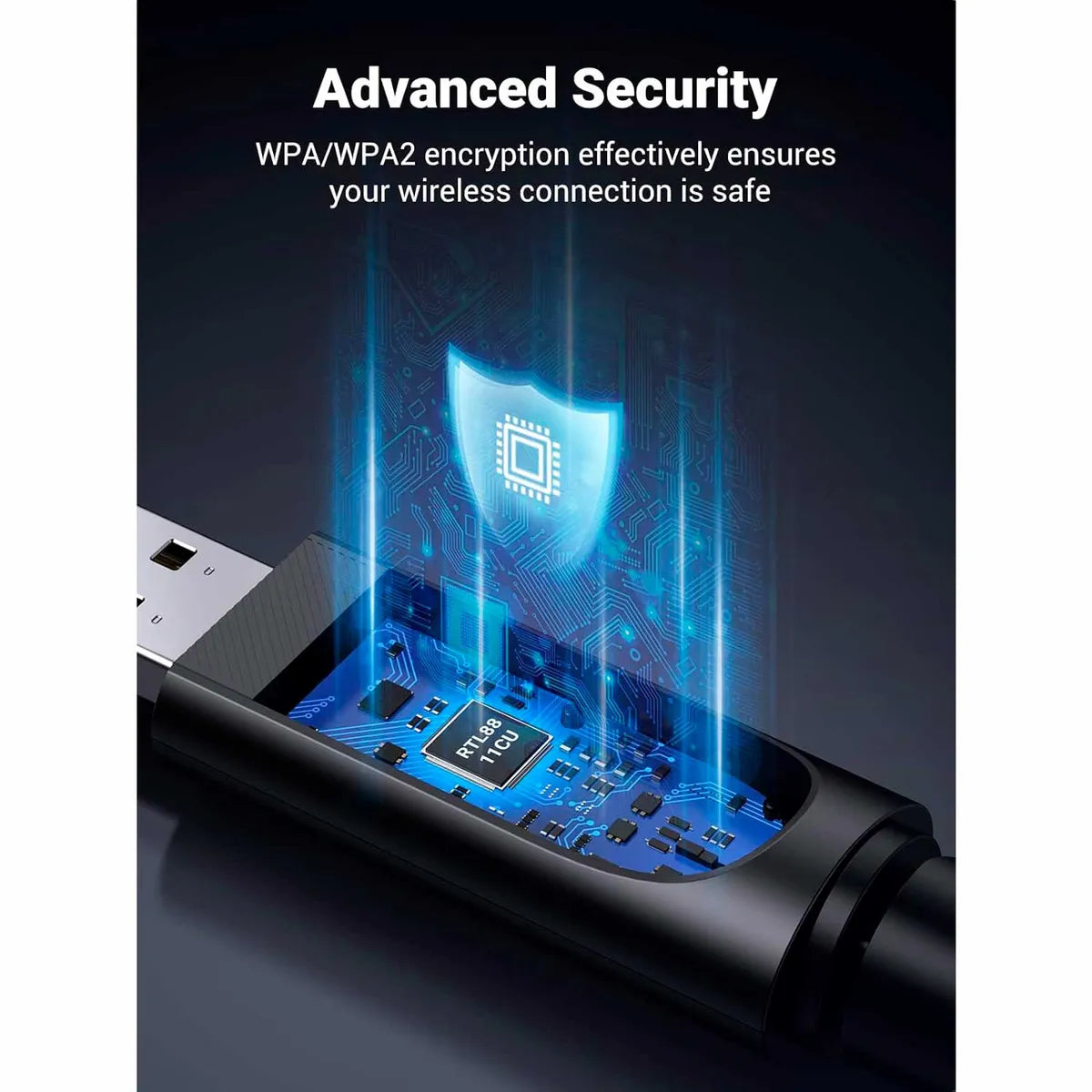 UGREEN CM496 90339 Adaptador USB WI-FI AC650