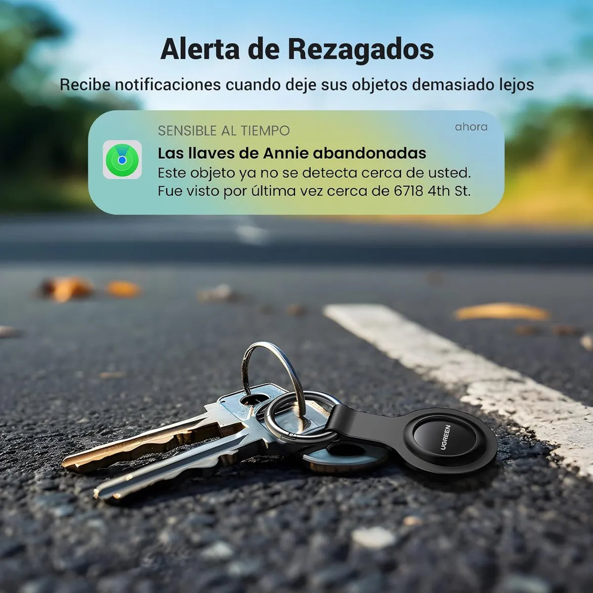 UGREEN CM520 60387 Rastreador SmartTag Bluetooth Resistente al Agua