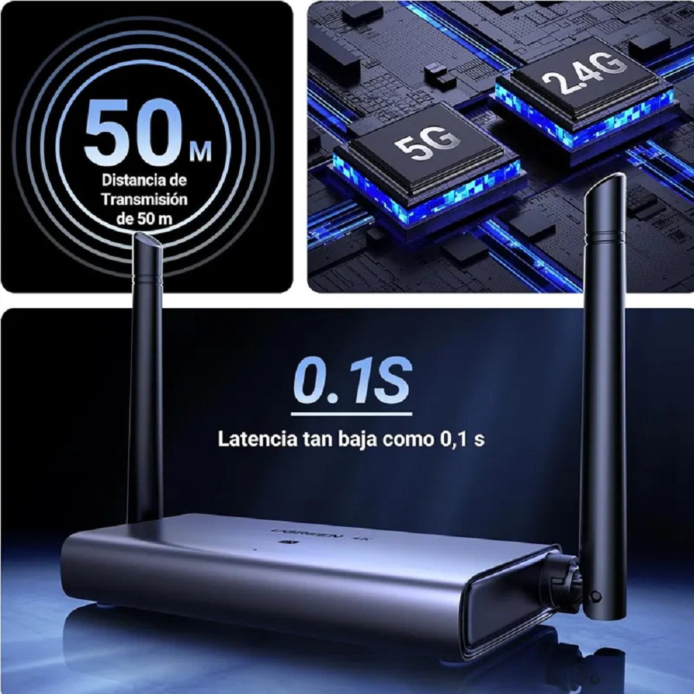 UGREEN CM586 90909A Extensor Inalámbrico HDMI Doble Banda