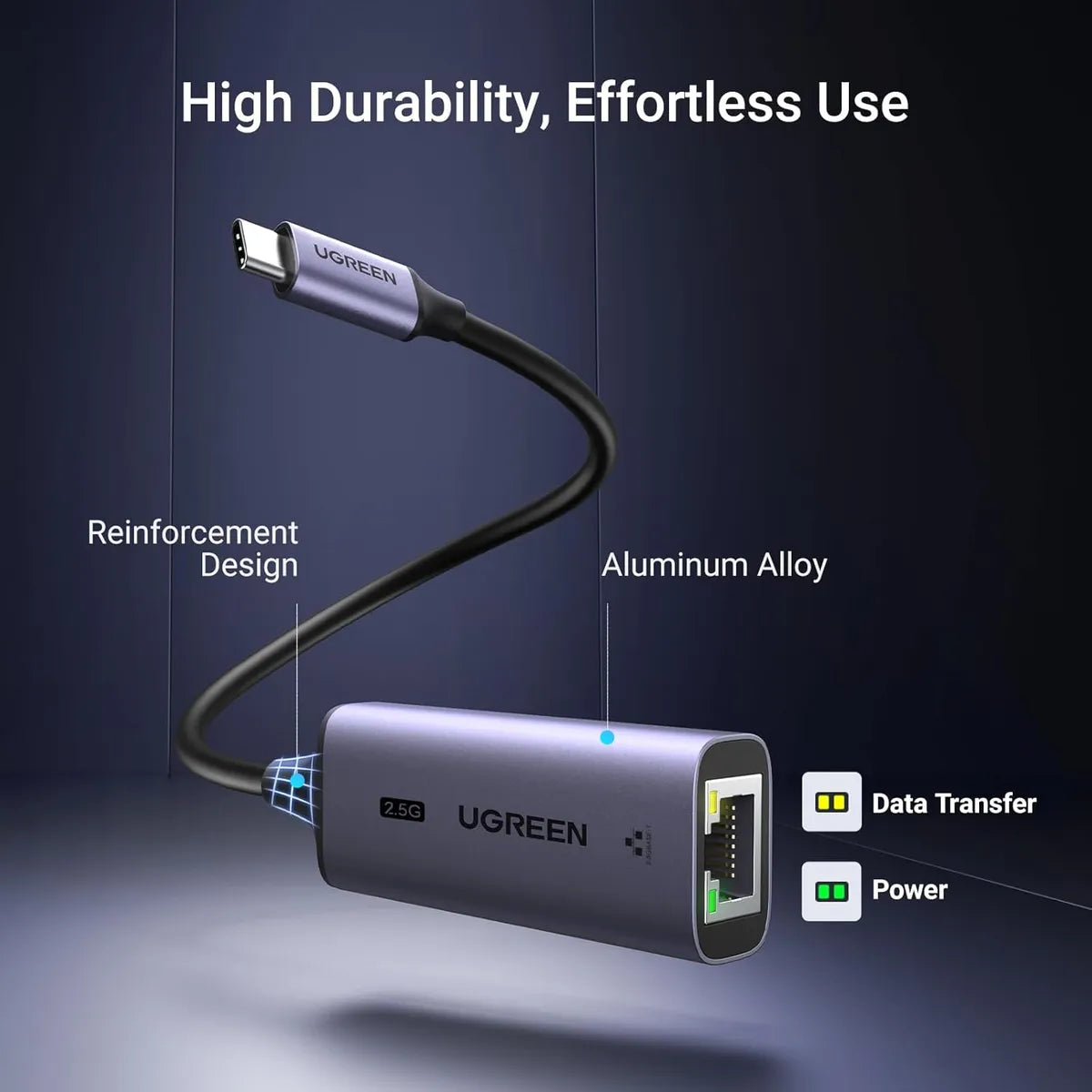UGREEN CM648 25052 Adaptador USB-C Ethernet 2.5G Giga RJ45