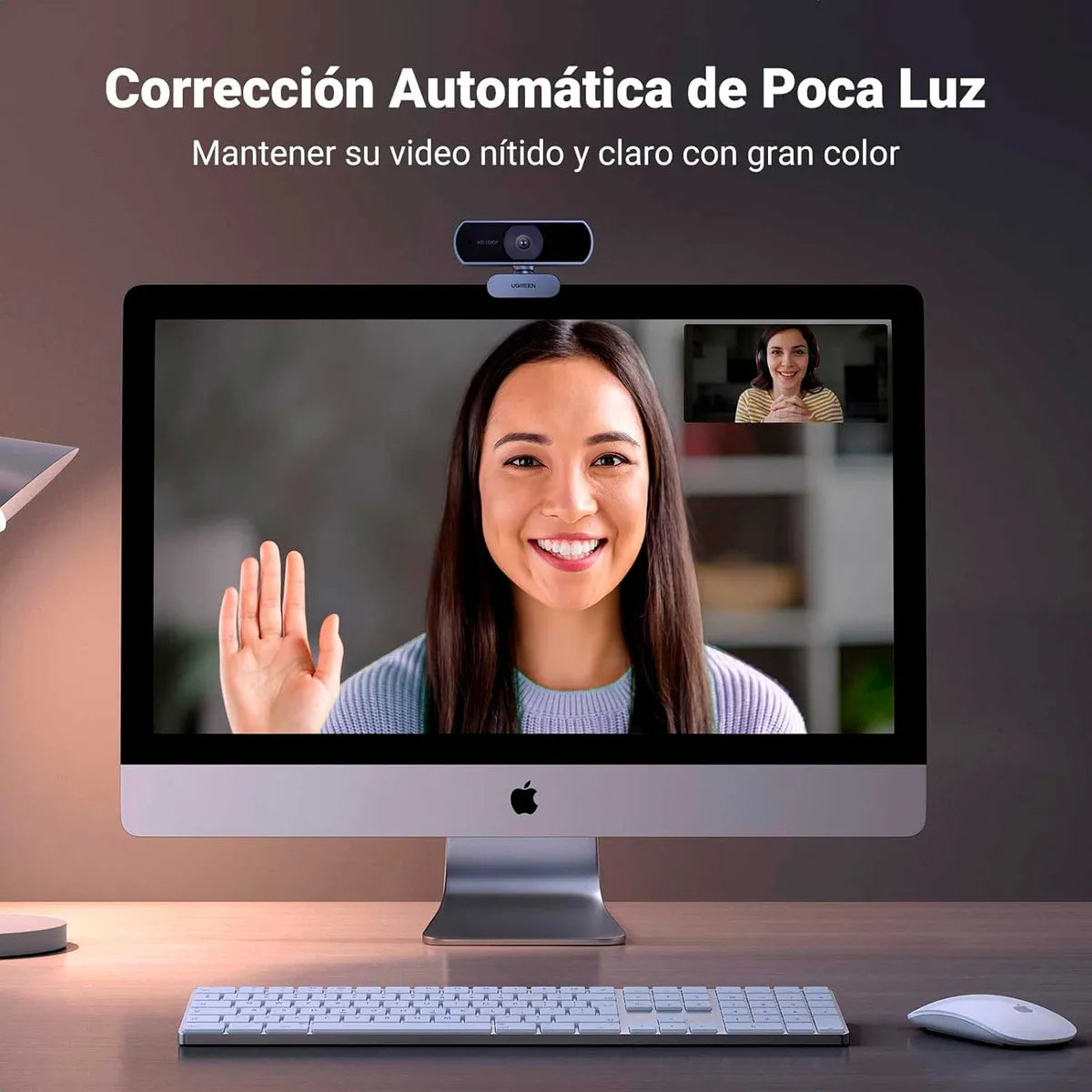 UGREEN CM678 15728 Camara Web Fhd 1080P Negro