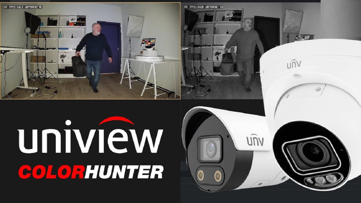 UNIVIEW UAC-T125-AF28M-W Cámara de seguridad COLORHUNTER TVI 3K 5MP 2.8mm audio