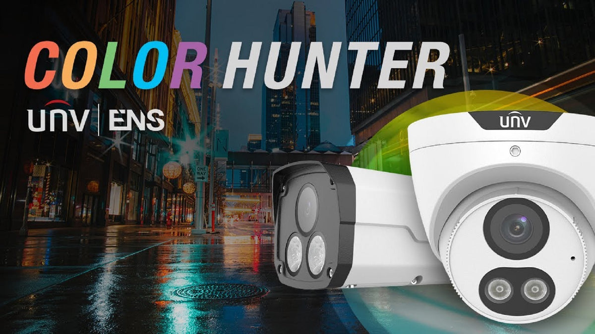 UNIVIEW UAC-T125-AF28M-W Cámara de seguridad COLORHUNTER TVI 3K 5MP 2.8mm audio