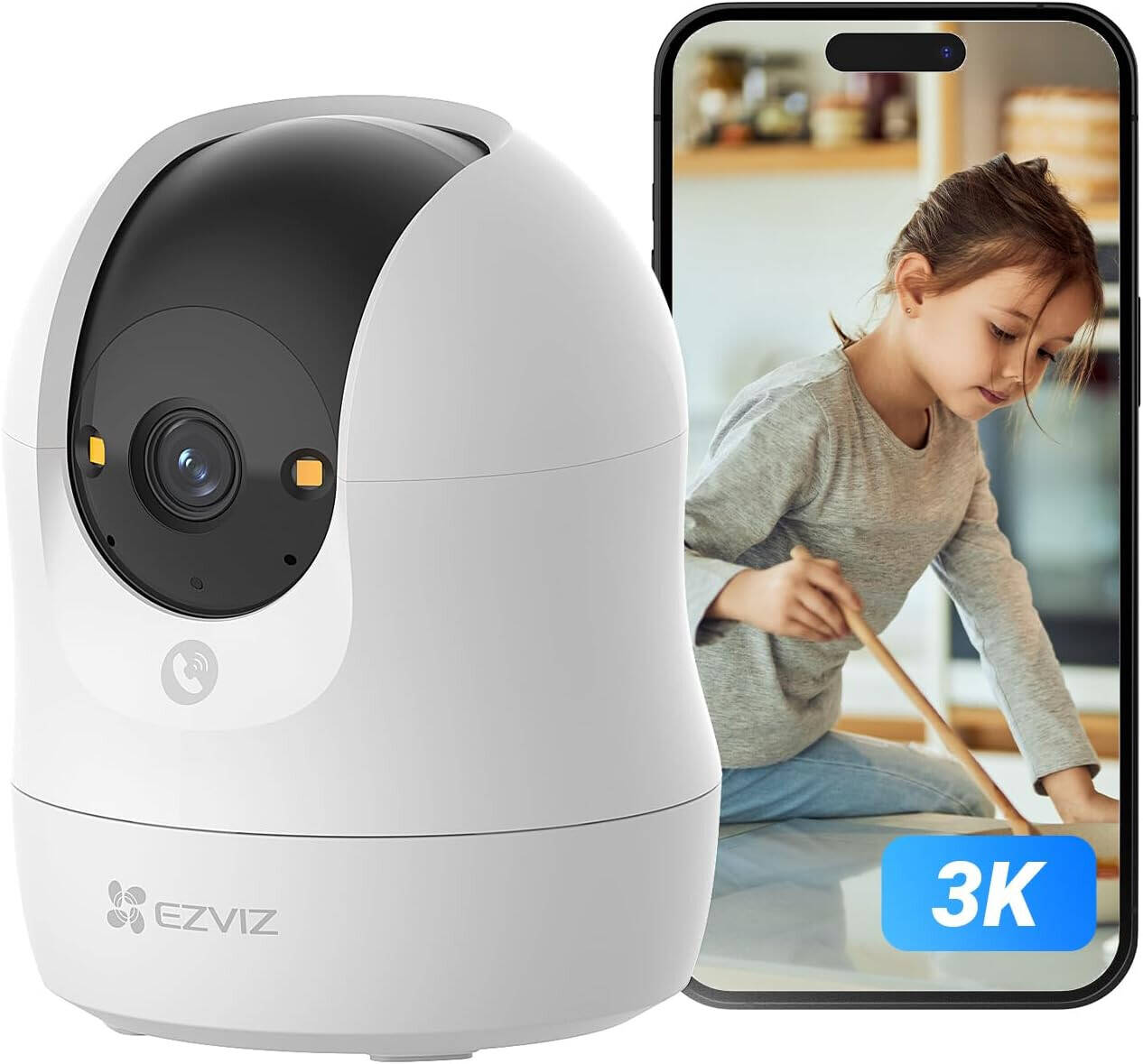 EZVIZ C6N G1 4K Camara de Seguridad WIFI 8MP PT350 WDR Inteligente