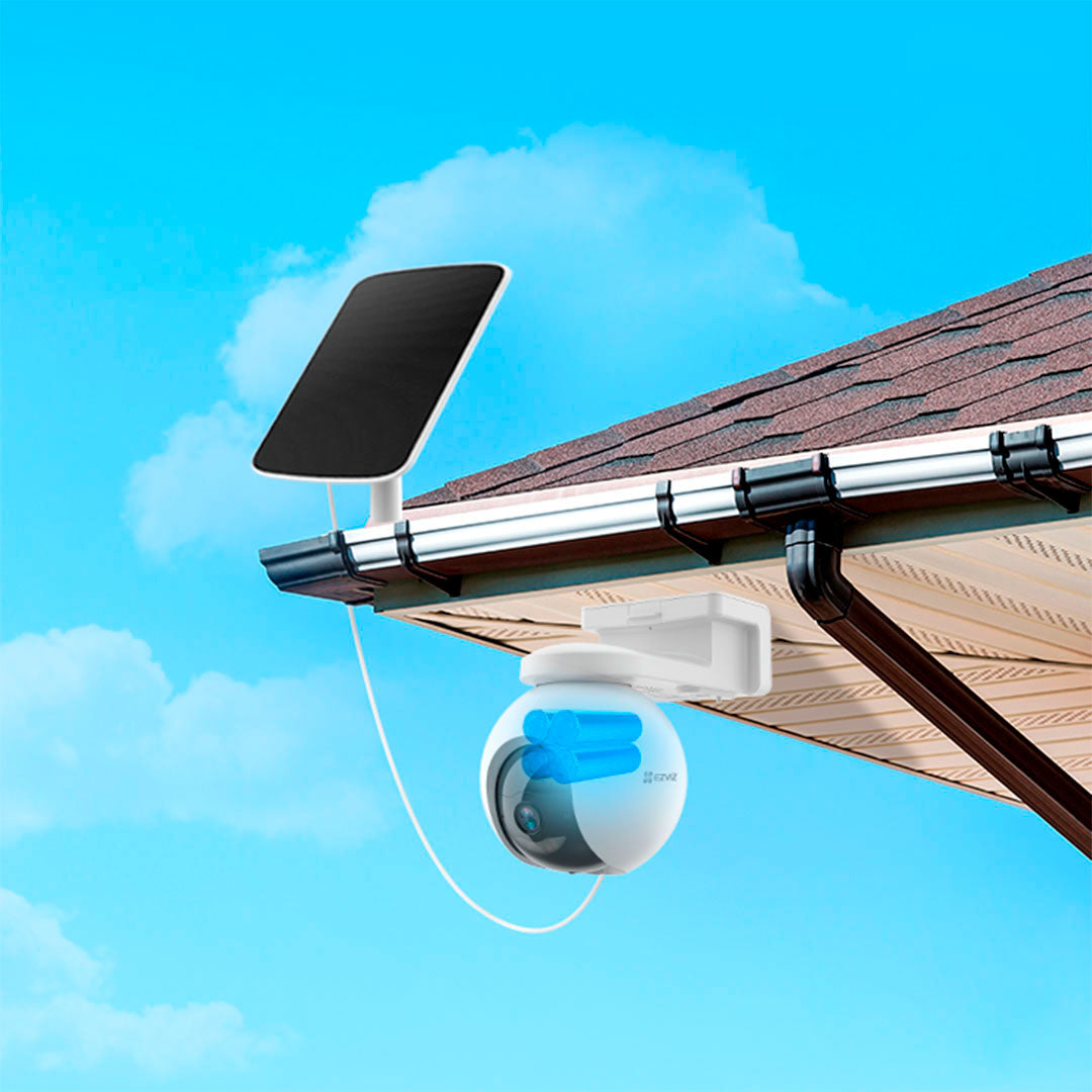 EZVIZ CB8 4K Cámara de Seguridad WIFI 8MP Con Panel Solar