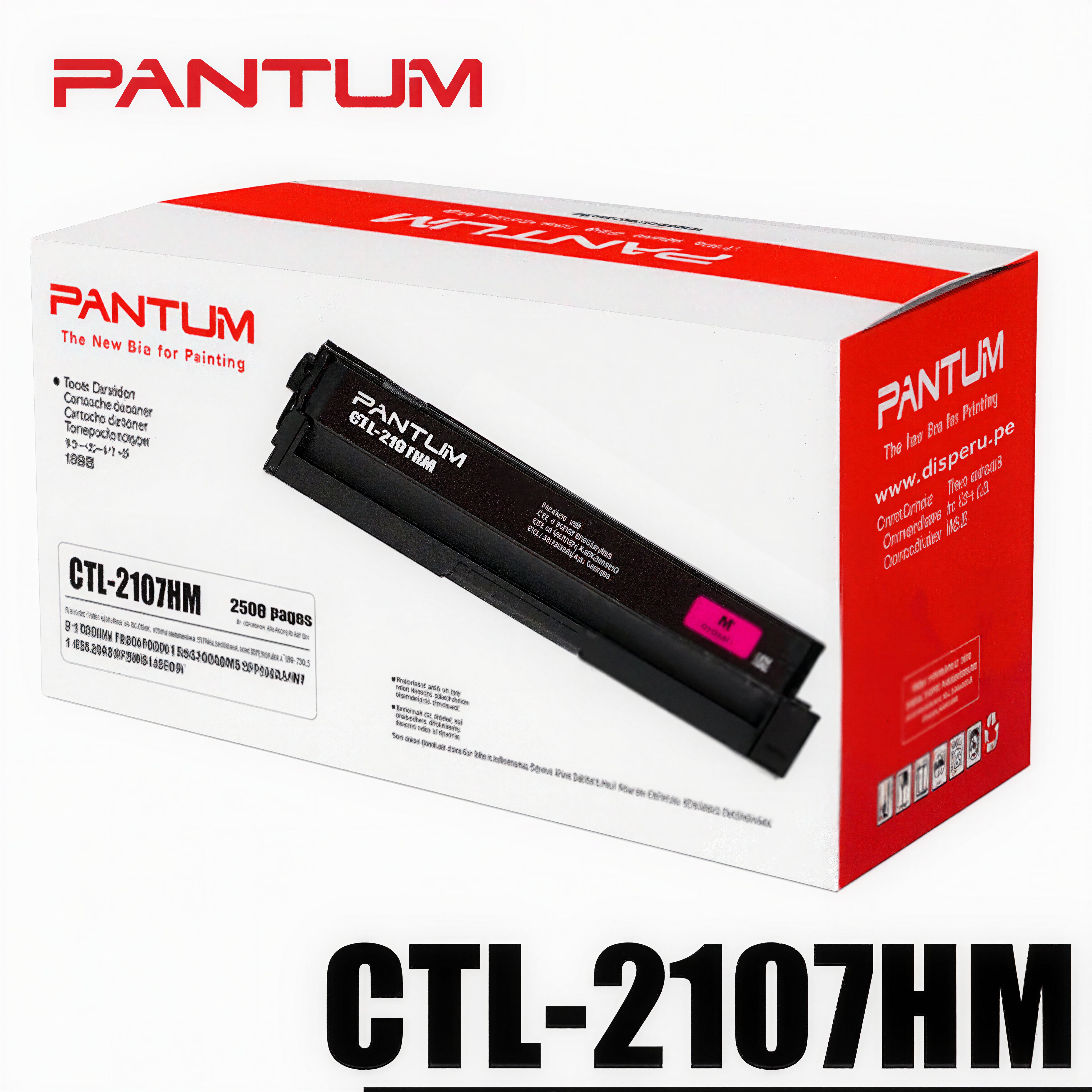 PANTUM CTL-2107HM Toner Color Magenta para Impresora Rendimiento 2.5K páginas