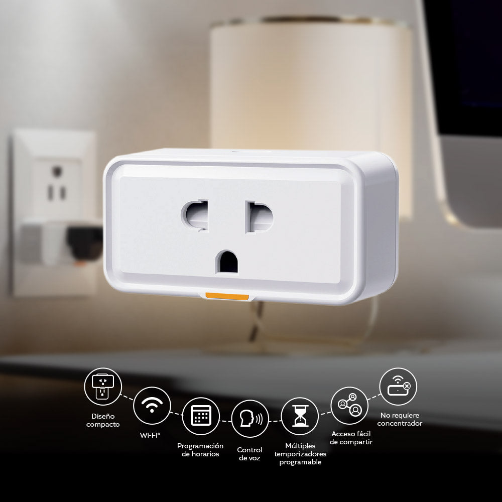 NEXXT SOLUTIONS NHP-S612 Enchufe Inteligente Wifi con Control de Voz