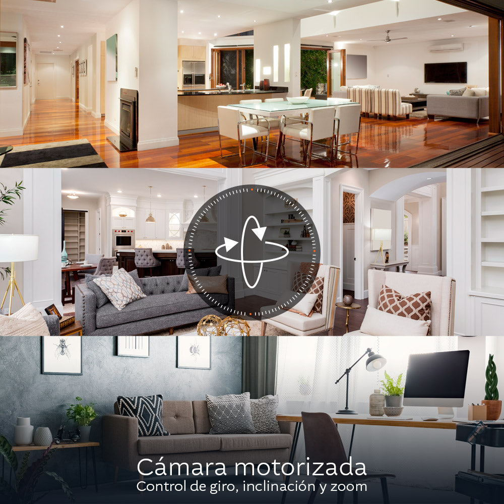 NEXXT SOLUTIONS NHC-IP11 2PK Cámara de Seguridad WIFI 3MP 360° 2-PACK