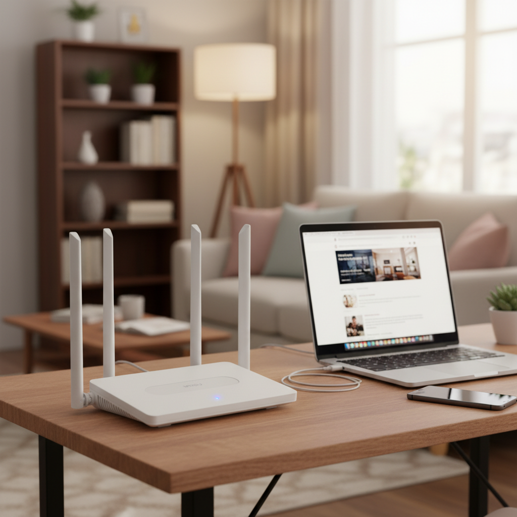 IMOU HR12F-B Router WiFi AC1200 Doble Banda Gigabit