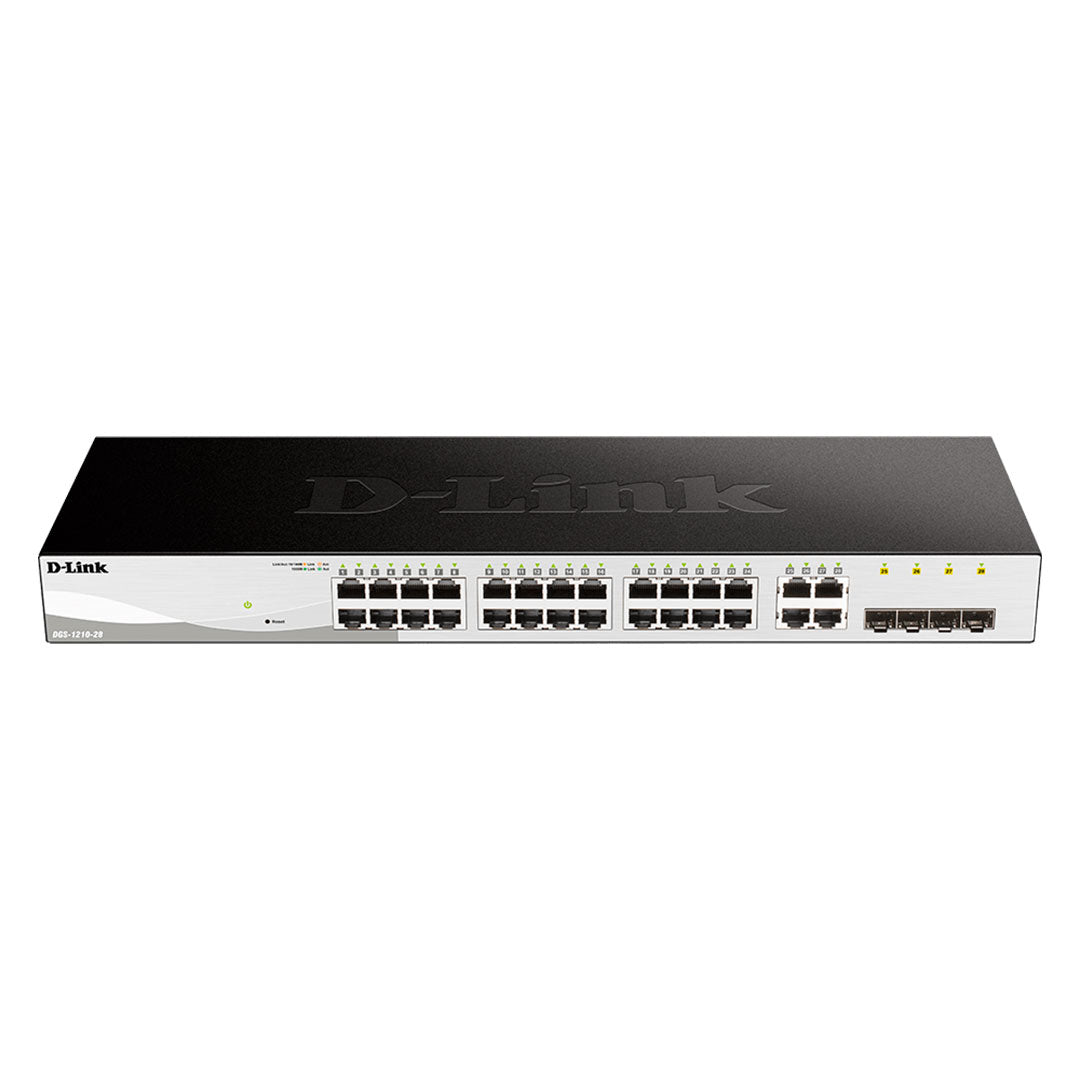 D-LINK DGS-1210-28 Switch 24 puertos gigabit 4SFP administrable capa 2
