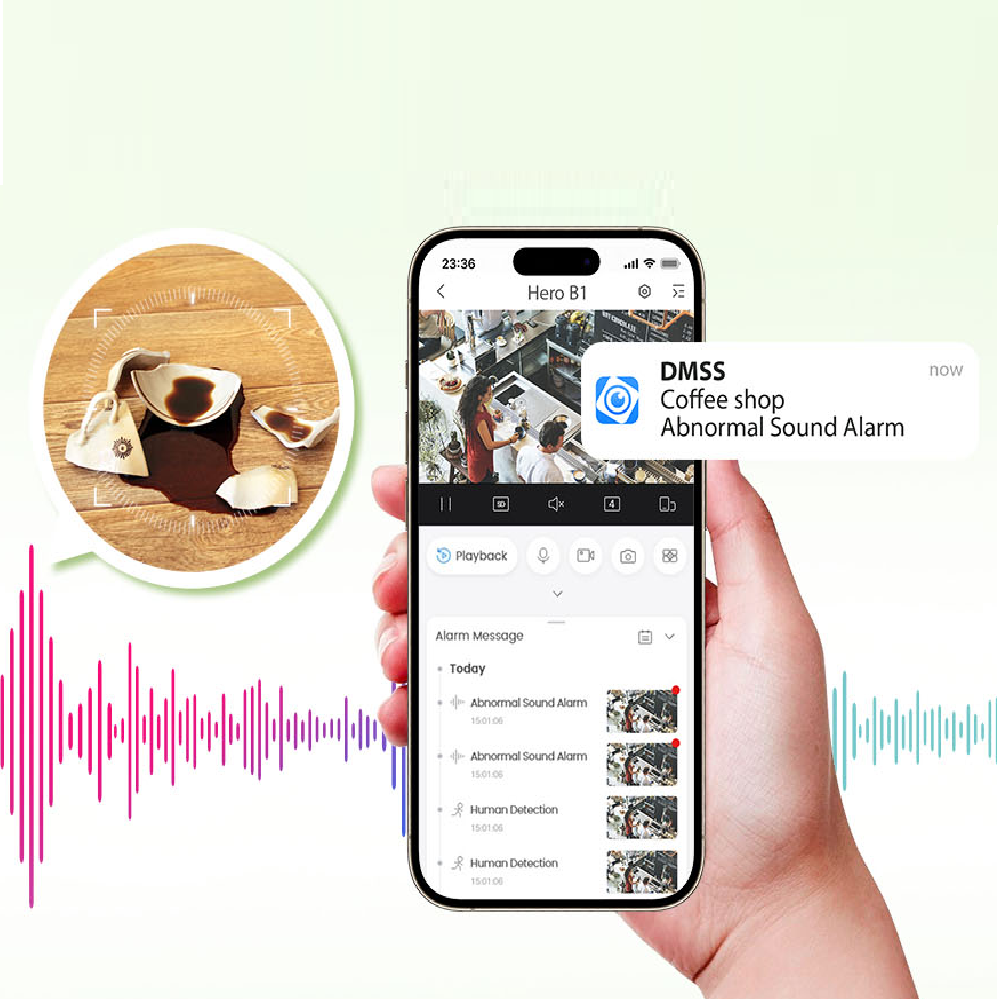 DAHUA DH-H5B HERO Cámara de Seguridad WIFI 5MP PT 360º Audio 2 Vías Detecta Humano/pet videollamada