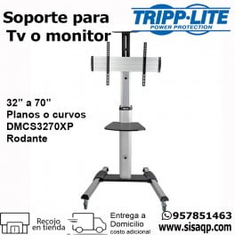 TRIPP LITE DMCS3270XP Soporte Rodante para TV Monitor TVs Monitores Planos o Curvos de 32" a 70"