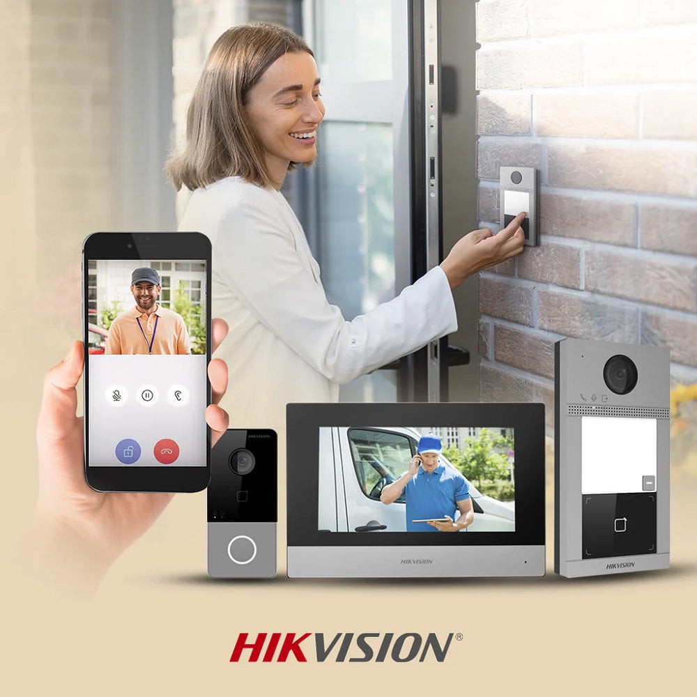 HIKVISION DS-KV6113-WPE1 Portero frente de calle IP POE 2MP un botón