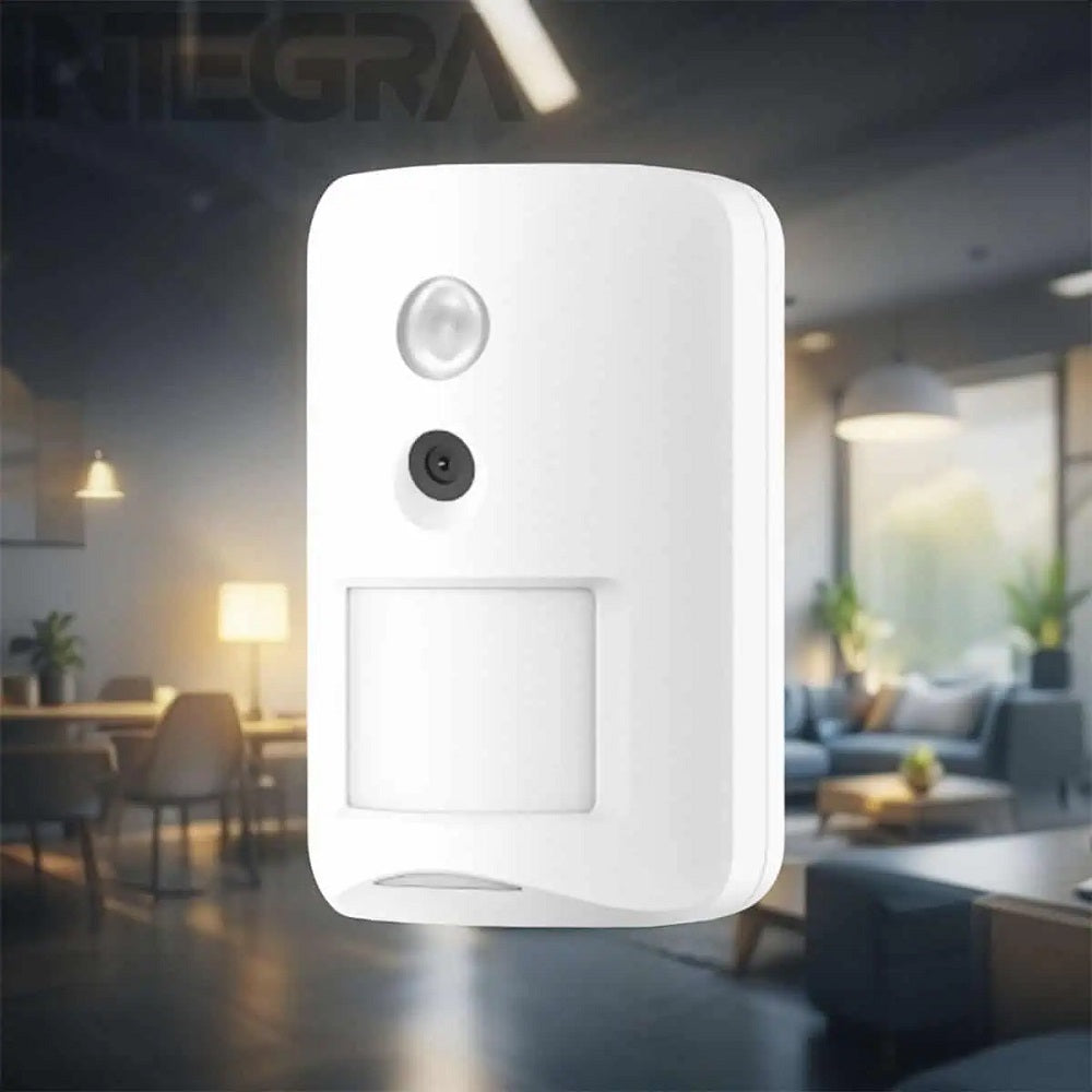 HIKVISION DS-PD201PC10-WB Detector PIR Inalámbrico con Cámara Interior Antimascota para AXHOME