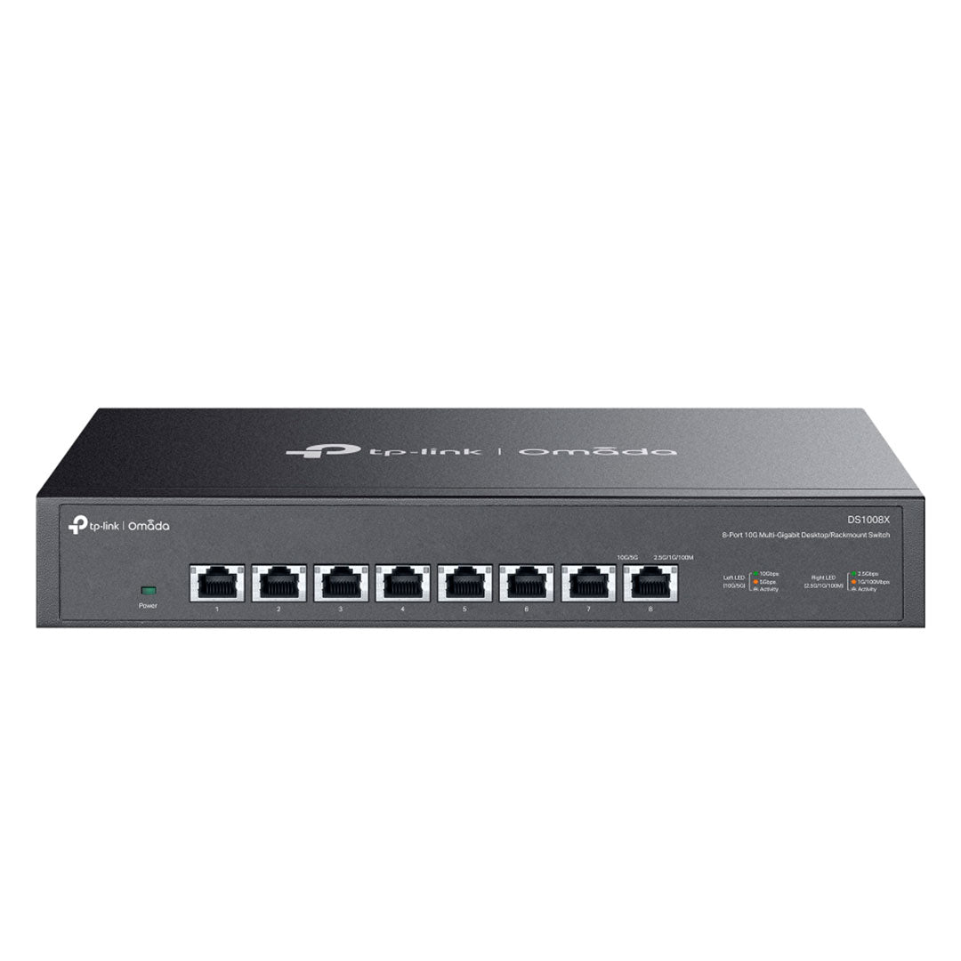 TP-LINK DS1008X Switch Omada 8 Puertos 10G Multigigabit