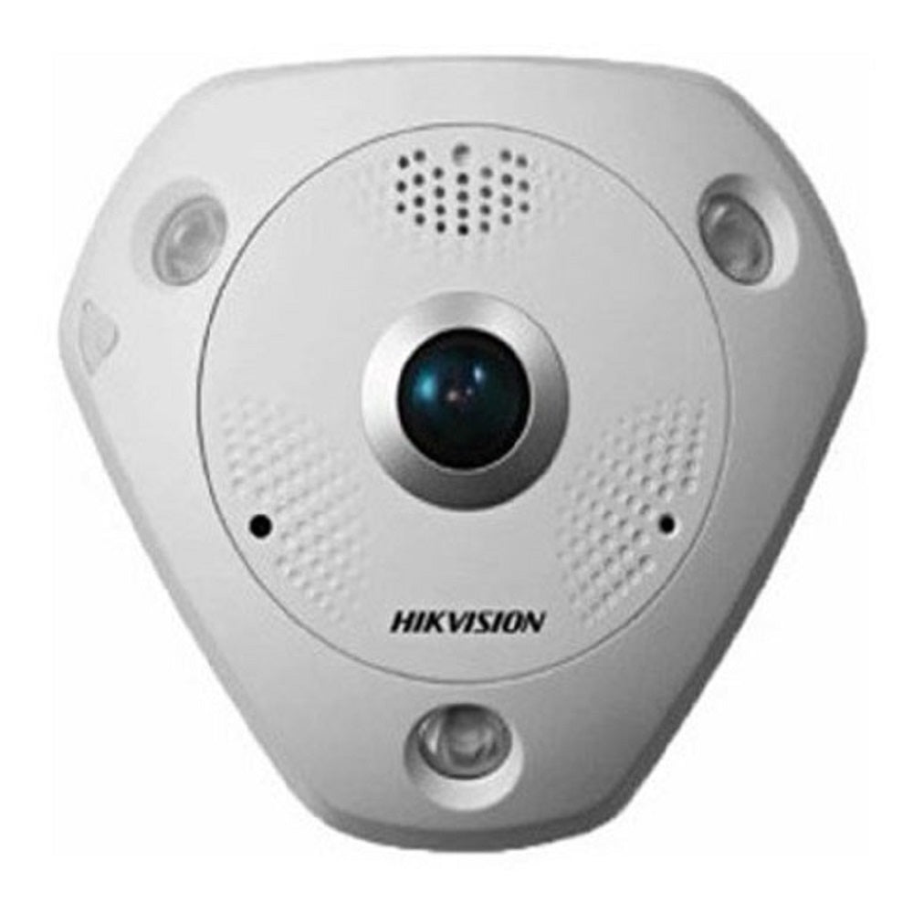 HIKVISION DS-2CD6365G0-IVS Cámara de seguridad IP 6MP ojo de pez 360º IR15