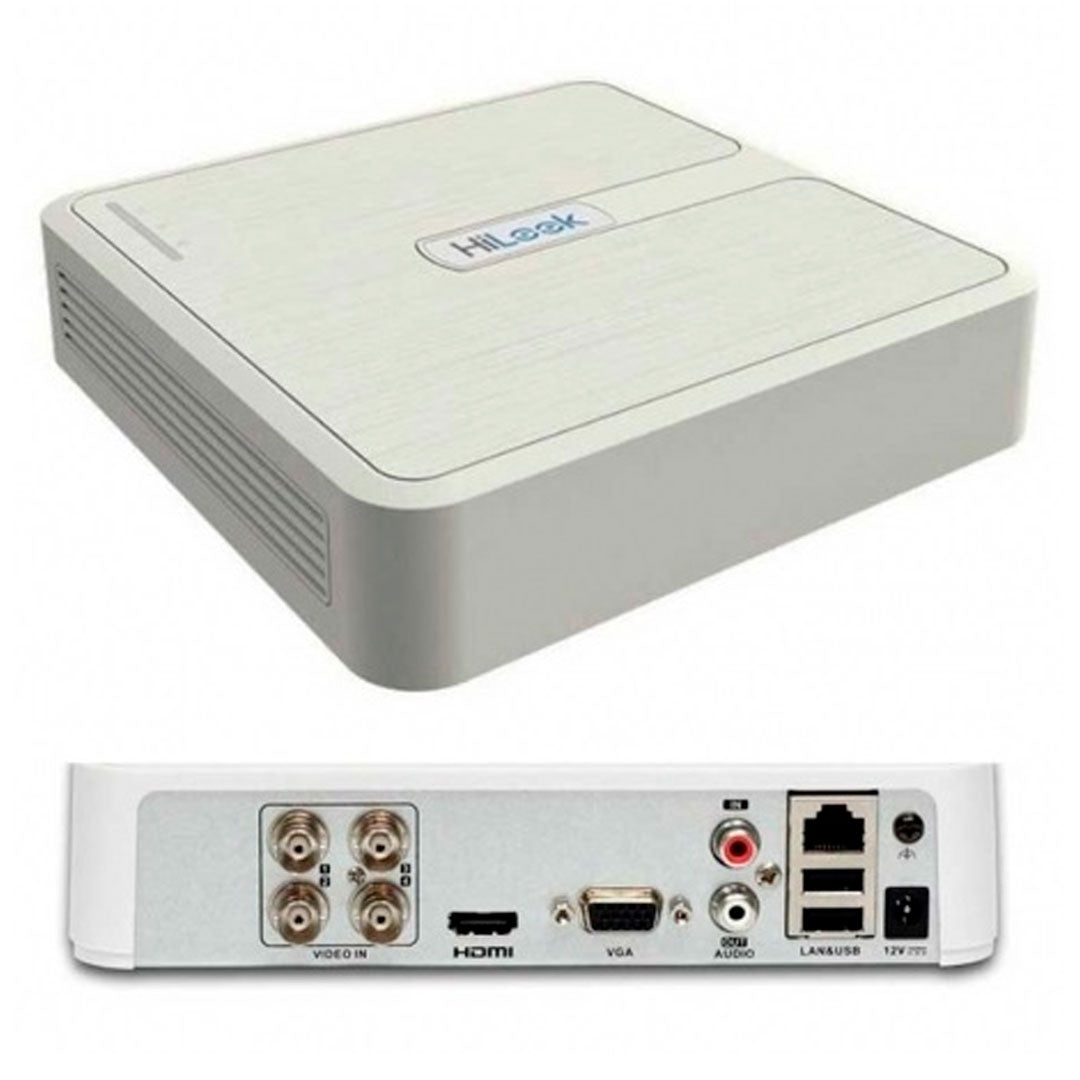 HILOOK DVR-104G-M1 Grabador DVR Lite Mini 4 Canales 1080P 1HDD Audio 64Mbps