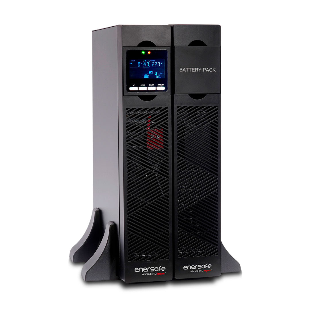 ENERSAFE ESOL RTH-C 1kVA UPS 1F Online doble conversión rack 1KVA/900W 8 tomas