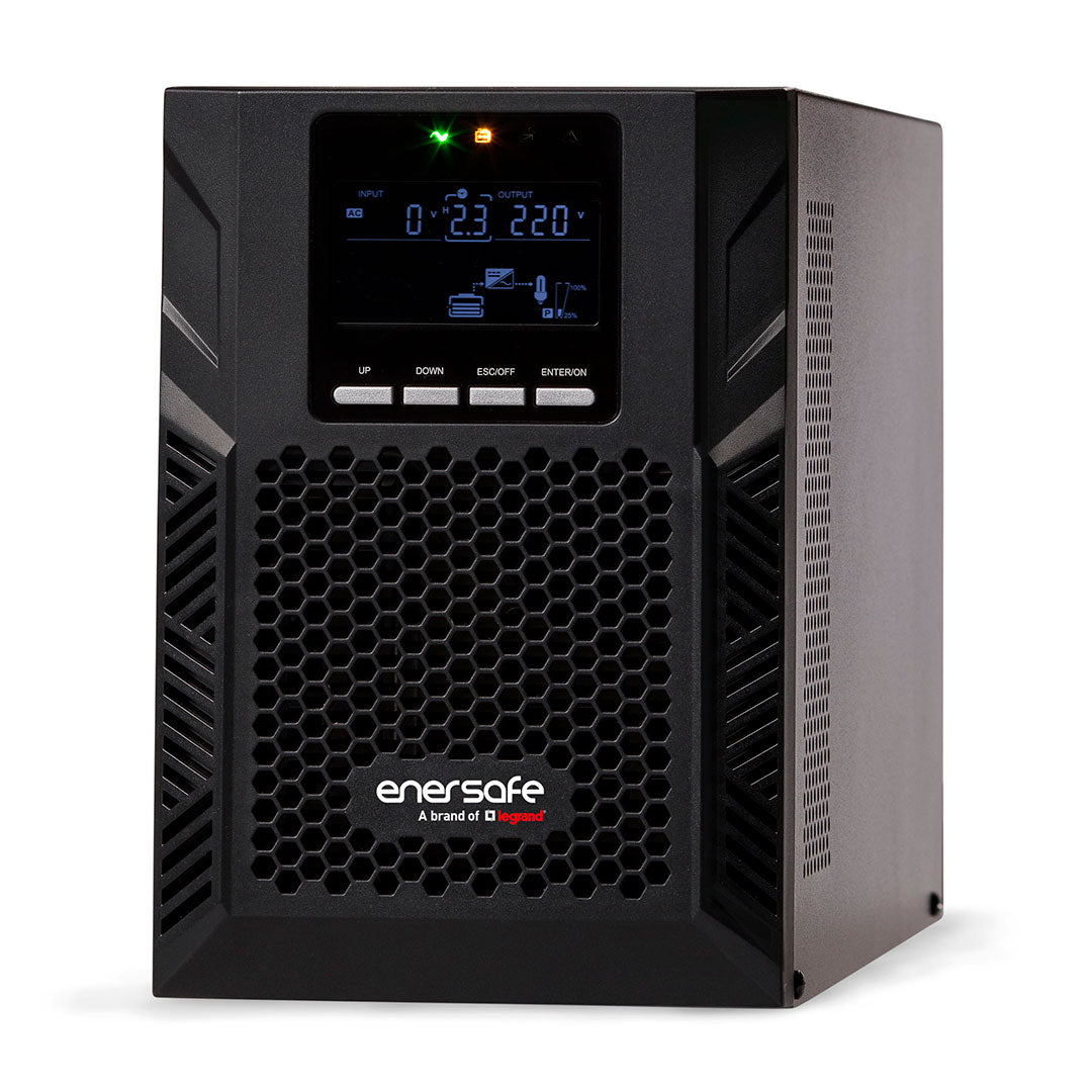 ENERSAFE ESOL T-E 2kVA UPS 1F Online doble conversión torre 2kVA/1.8KW 4 tomas