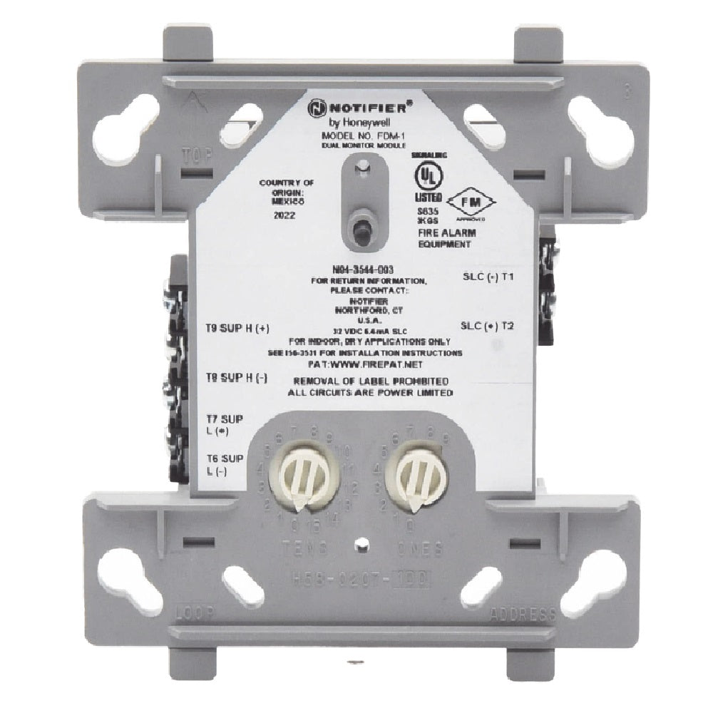 NOTIFIER FDM-1 Módulo de monitoreo dual
