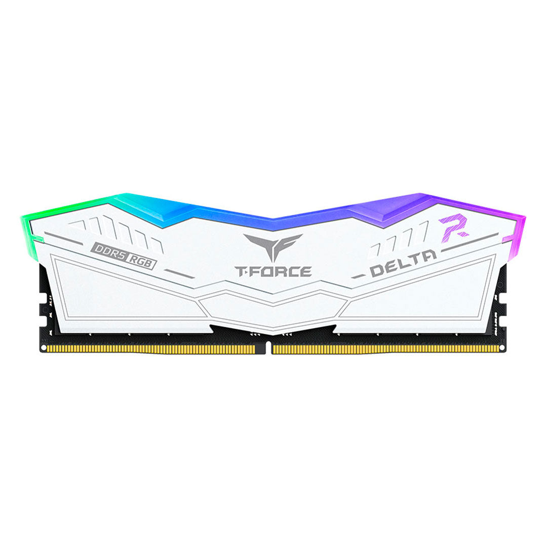 TEAMGROUP DELTA Memoria RAM RGB DDR5 16GB 6000MHz Blanco