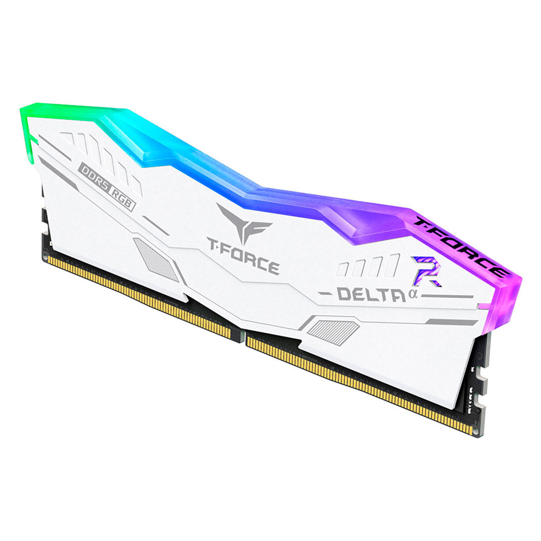 TEAMGROUP DELTA Memoria RAM RGB DDR5 32GB 6000MHz Blanco