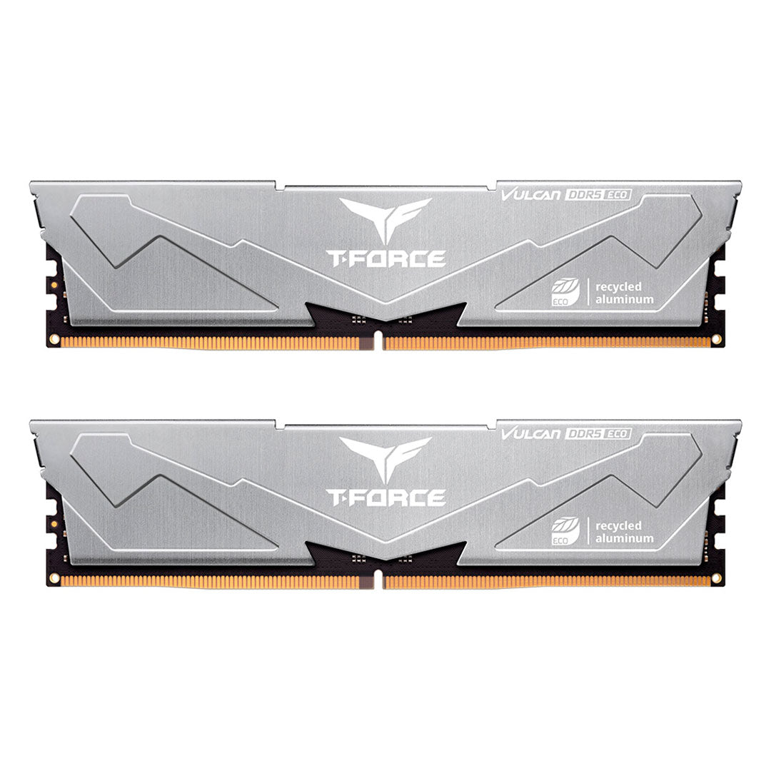 TEAMGROUP VULCAN Memoria RAM ECO DDR5 32GB 2x16GB Silver