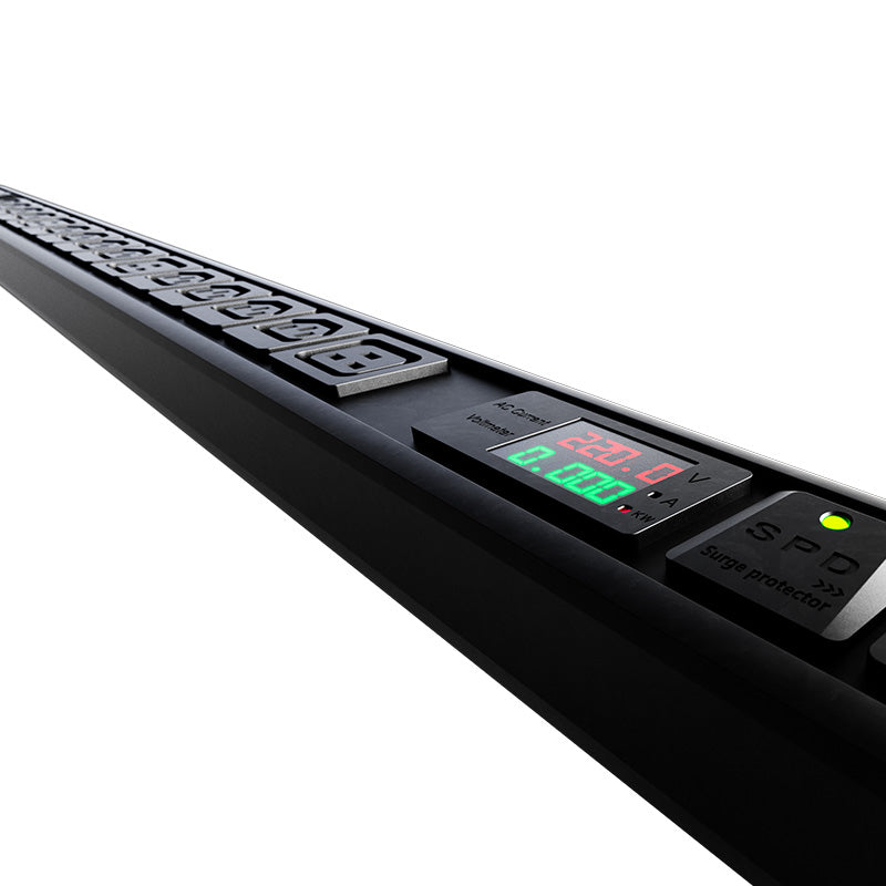 FORZA FPD-3012M0U PDU Vertical Medible 6000W 30 tomas 30Ah 24 C13 6 C19 220V LCD