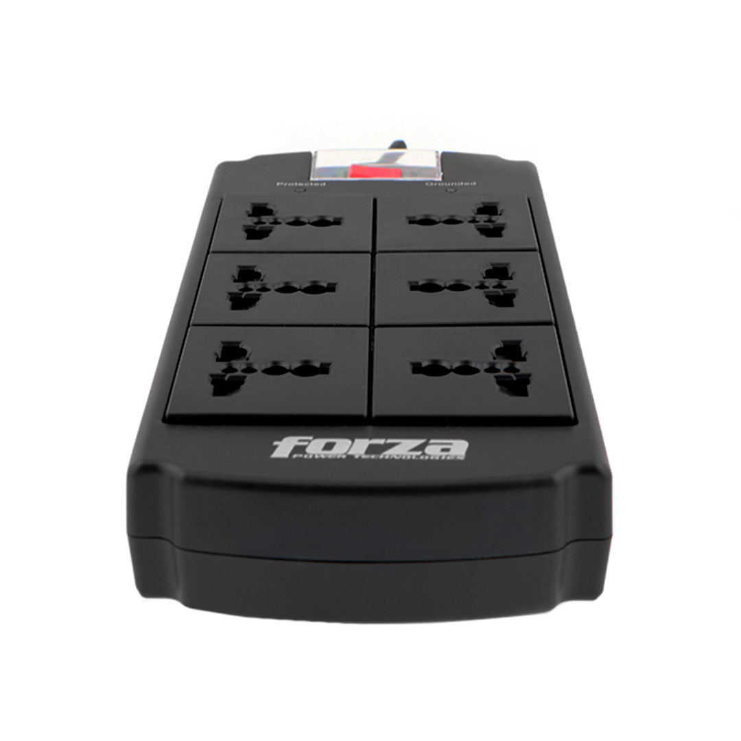 FORZA FSP-06MN Supresor Protector de voltaje 1080J 1800W 6 tomas 220V