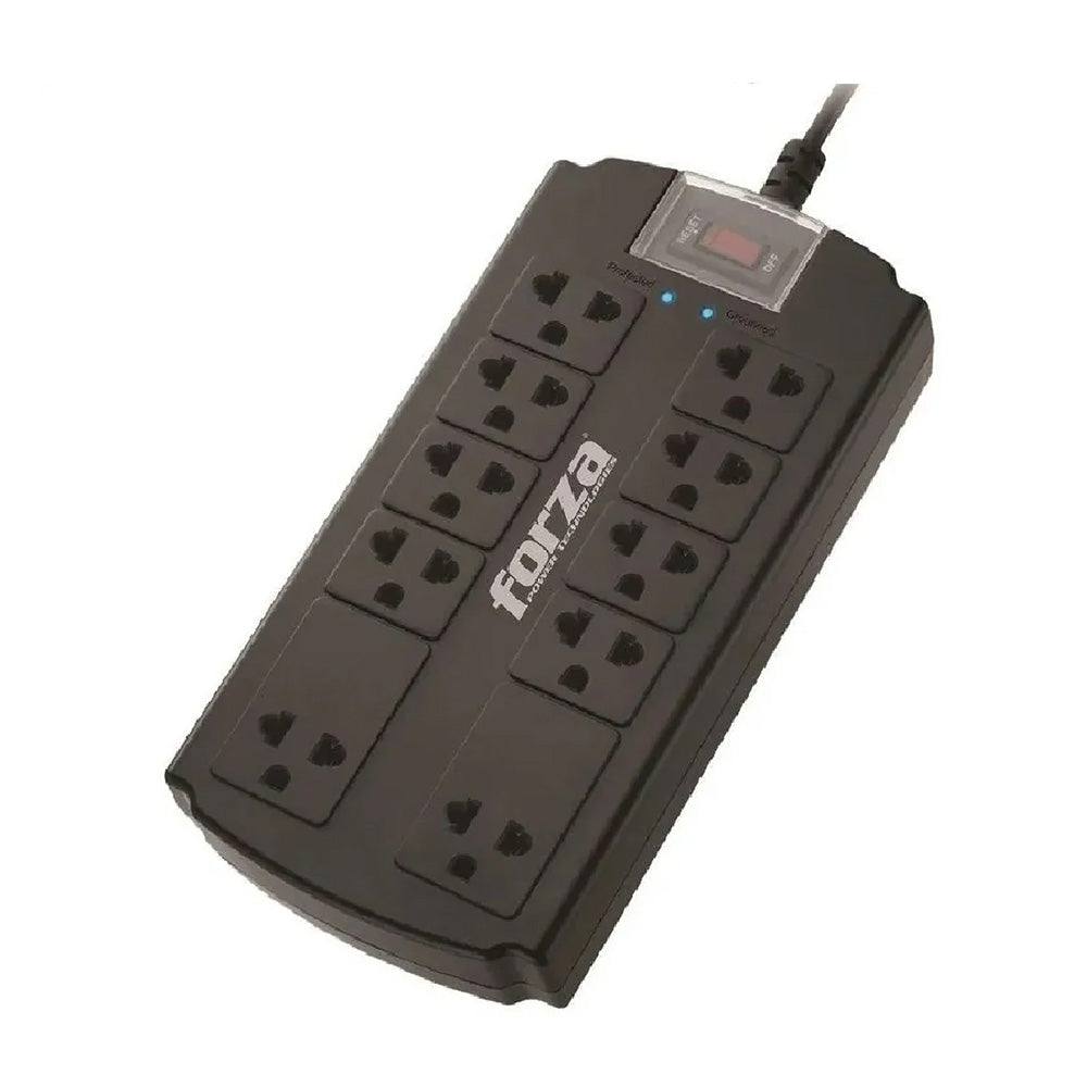 FORZA FSP-10UN Supresor Protector de voltaje 1080J 1800W 10 tomas 220V