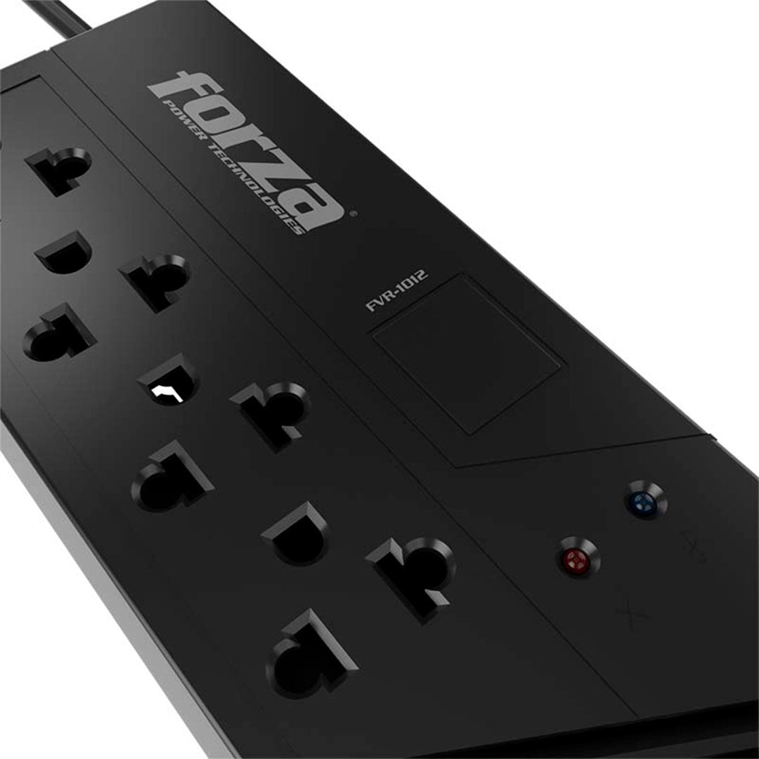 FORZA FVR-1012 Estabilizador Regulador de voltaje 1000VA 500W 4 tomas 220V