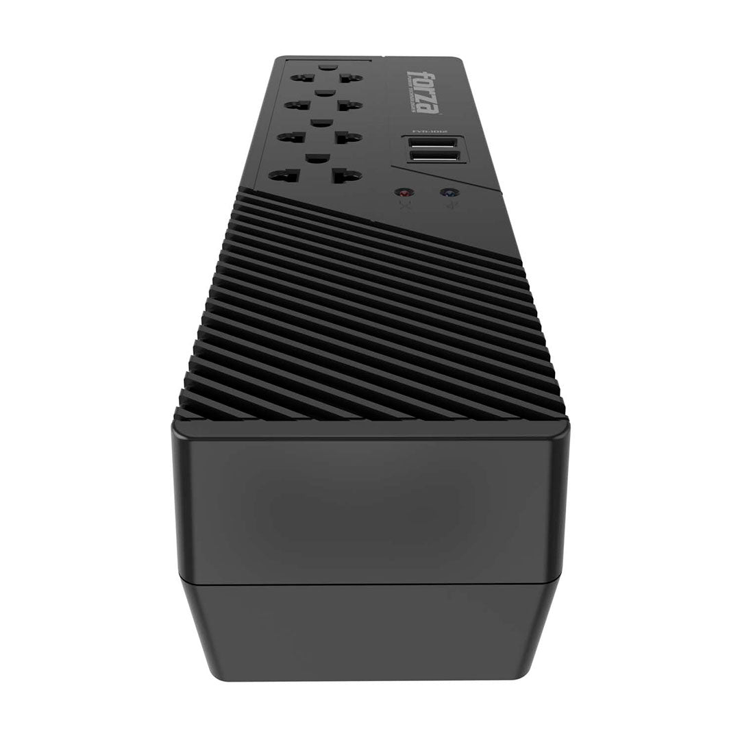 FORZA FVR-1012USB Estabilizador Regulador de energía 500W, 1000VA, 4 tomas, NEMA 2 USB