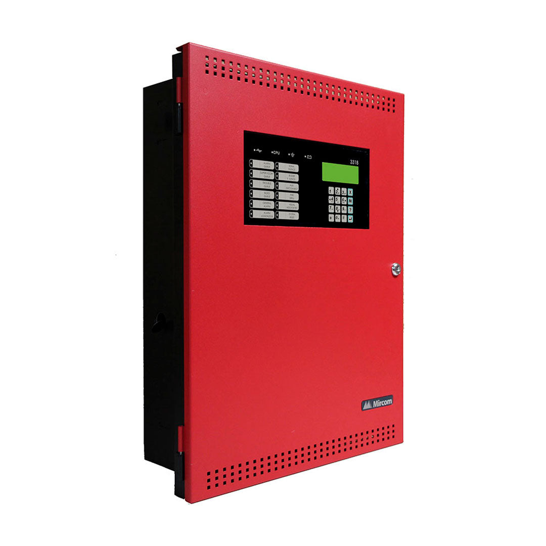 MIRCOM FX-3318 Panel de Alarma de Incendios direccionable 318 puntos protocolo AP/CLIP