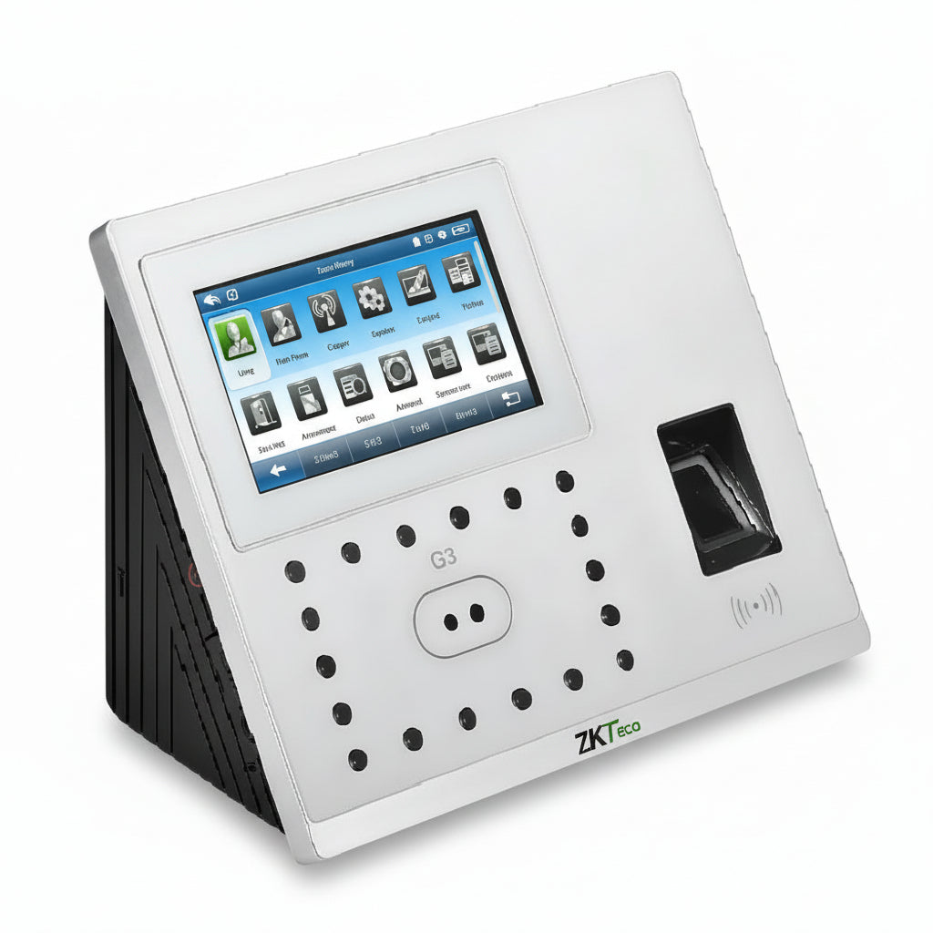 ZKTECO G3 ID-POE Control de Acceso y Asistencia PoE con Lector de Huella, Rostro y Tarjeta