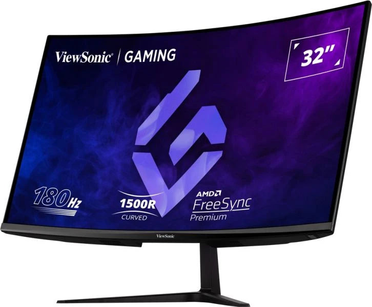 ViewSonic VX3218-PC-MHD Monitor Curvo 32" Full HD 1080p 180Hz 1ms con AMD FreeSync Premium para juegos