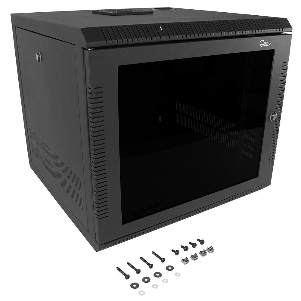 QUEST GT-2183 Gabinete de Pared 9-RU 462 x 525 x 510mm