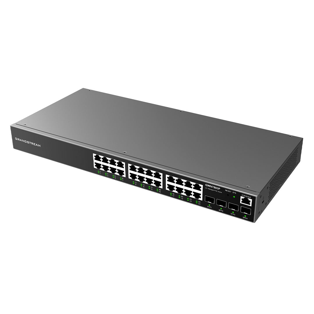 GRANDSTREAM GWN7803P Switch 24 Puertos PoE+ GB L2 400W