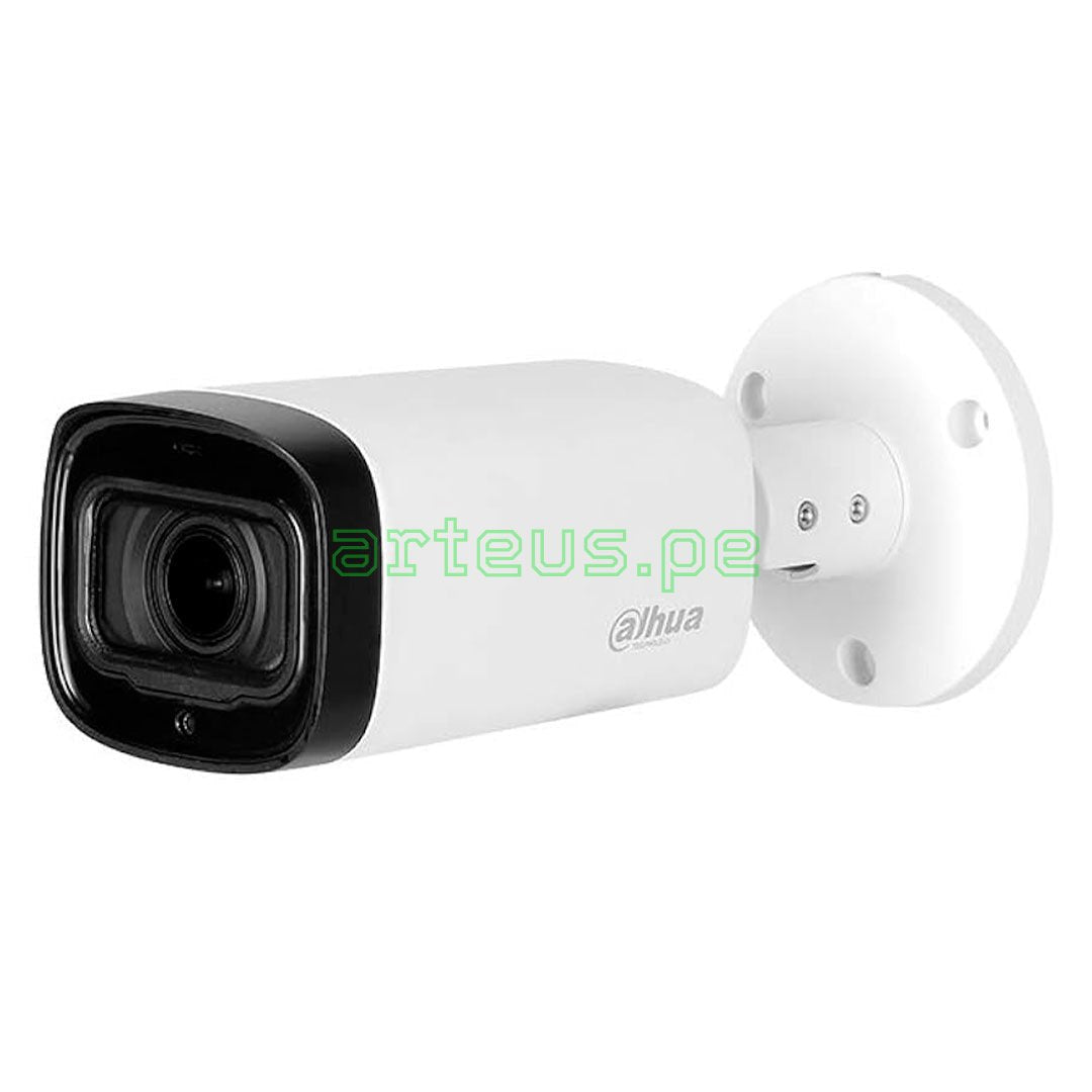 Cámara de vigilancia Dahua tipo bala blanca para sistemas de seguridad electrónica