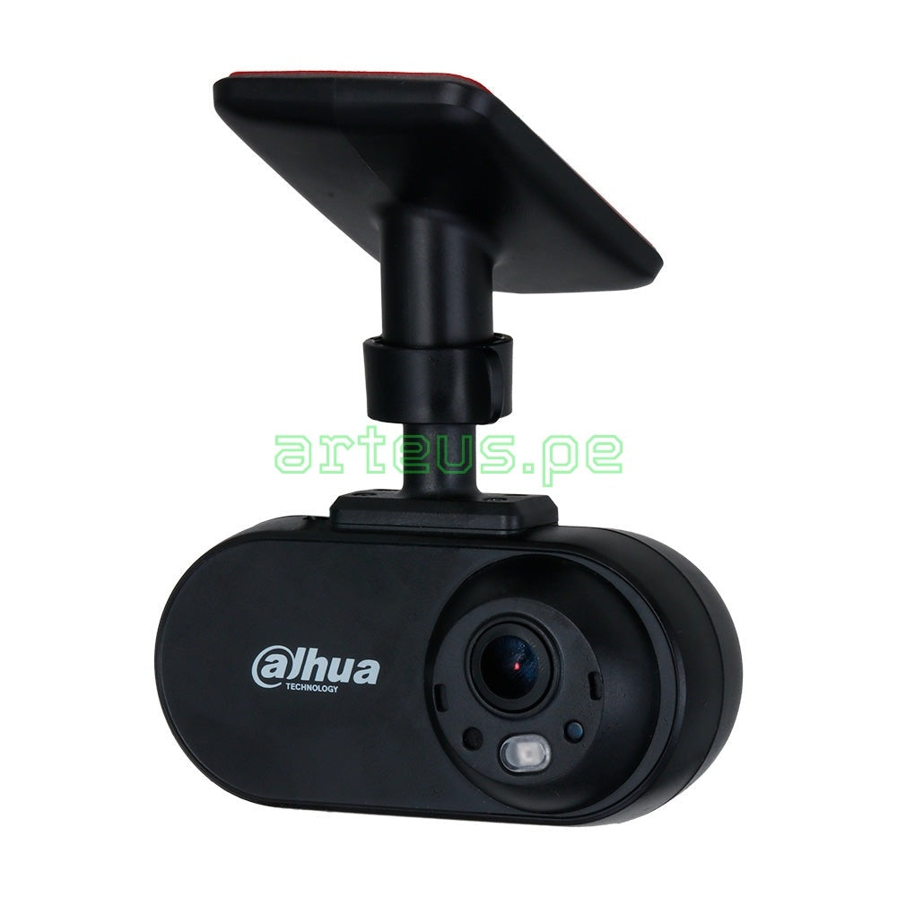 Cámara de seguridad Dahua negra con soporte, ideal para videovigilancia y redes CCTV