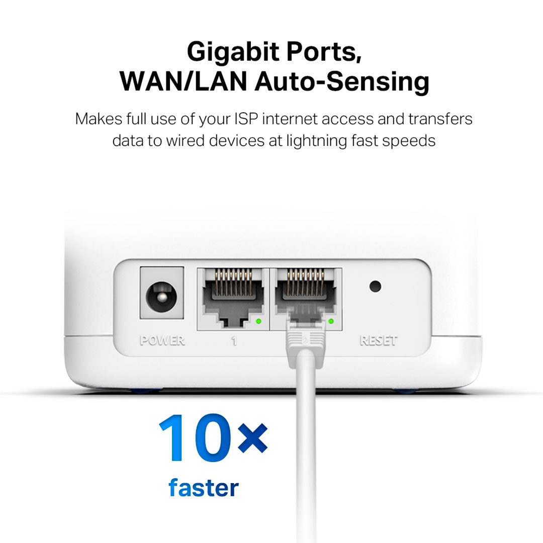 MERCUSYS HALO H30G 2-Pack Sistema WiFi 5 Doble Banda AX1300