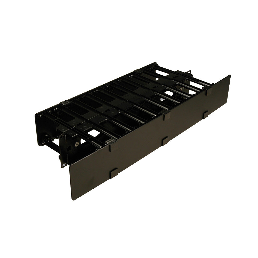 SIEMON HCM-4-2U-D Organizador de Cable, Horizontal Frontal, Posterior 2 RU Ductos de 4".