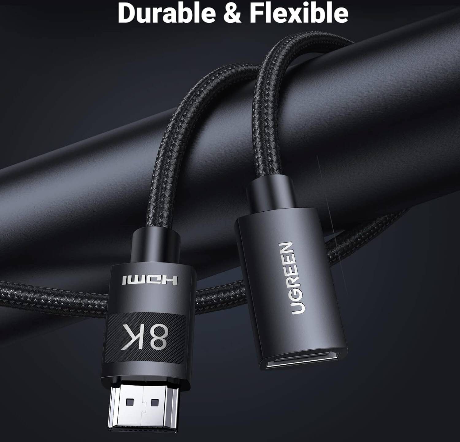 UGREEN HD151 40400 Cable de extensión HDMI 2.1 HD151 de 0.5 m 8K 60 Hz