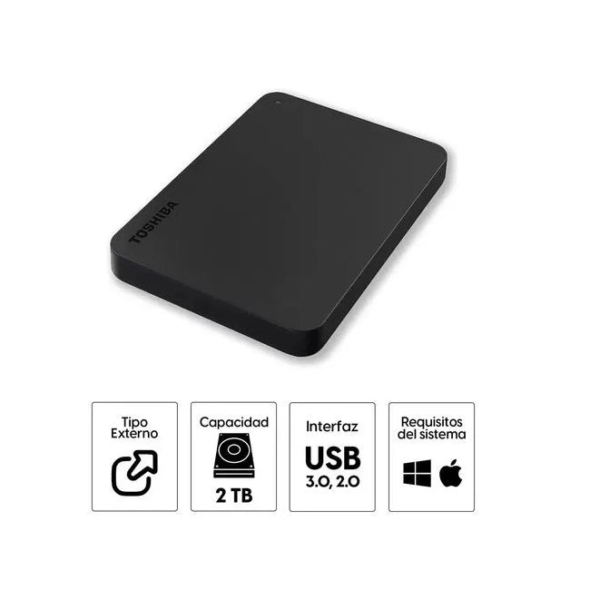 TOSHIBA HDTP310XK3AA SSD Disco Sólido Externo 1TB SATA 2.5"